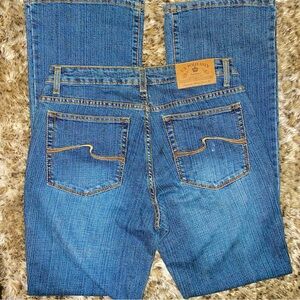 Ralph Lauren Polo, classic boot cut Unisex medium wash blue jeans